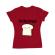 Tricou adler dama i am the bread rosu