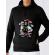 Hoodie barbat cu gluga brick gamers negru