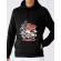 Hoodie barbat cu gluga cigarette killer negru