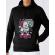 Hoodie barbat cu gluga street bomber negru