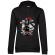 Hoodie dama cu gluga brick gamers negru