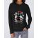 Hoodie dama cu gluga brick gamers negru