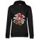Hoodie dama cu gluga killer skater negru
