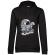 Hoodie dama cu gluga space racer negru