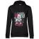 Hoodie dama cu gluga street bomber negru