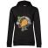 Hoodie dama cu gluga taco negru