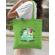 Sacosa din panza ice cream truck verde mar