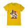 Tricou adler barbat cigarette killer galben