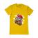 Tricou adler barbat killer skater galben