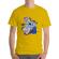 Tricou adler barbat space slider galben