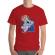 Tricou adler barbat space slider rosu