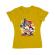 Tricou adler dama cigarette killer galben
