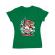 Tricou adler dama cigarette killer verde mediu