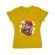 Tricou adler dama killer skater galben