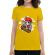 Tricou adler dama killer skater galben