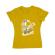 Tricou adler dama space racer galben