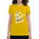Tricou adler dama space racer galben