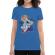 Tricou adler dama space slider albastru azuriu