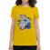 Tricou adler dama space slider galben