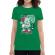 Tricou adler dama street bomber verde mediu