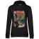 Hoodie dama cu gluga heavy guitar negru