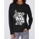 Hoodie dama cu gluga money takers negru