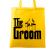 Sacosa personalizata mire the groom galben