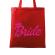 Sacosa personalizata mireasa barbie bride rosu