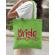 Sacosa personalizata mireasa bride verde