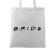 Sacosa personalizata mireasa bride friends alb