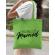 Sacosa personalizata mireasa im getting married verde
