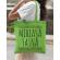 Sacosa personalizata mireasa mireasa faina verde