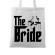 Sacosa personalizata mireasa the bride alb