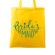 Sacosa personalizata petrecerea burlacitelor brides maid galben