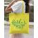 Sacosa personalizata petrecerea burlacitelor brides maid galben
