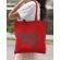 Sacosa personalizata petrecerea burlacitelor brides maid rosu