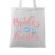 Sacosa personalizata petrecerea burlacitelor brides maid of honor alb
