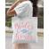 Sacosa personalizata petrecerea burlacitelor brides maid of honor alb