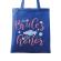 Sacosa personalizata petrecerea burlacitelor brides maid of honor albastru regal