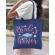 Sacosa personalizata petrecerea burlacitelor brides maid of honor albastru regal