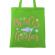 Sacosa personalizata petrecerea burlacitelor brides maid of honor verde