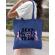 Sacosa personalizata petrecerea burlacitelor sexy bride team albastru regal