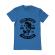 Tricou adler barbat born to fish albastru azuriu