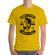 Tricou adler barbat born to fish galben