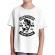 Tricou adler copil born to fish alb