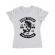 Tricou adler dama born to fish alb