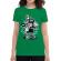 Tricou adler dama game on 2 verde mediu