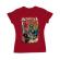 Tricou adler dama heavy guitar rosu