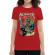 Tricou adler dama heavy guitar rosu