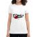 Tricou adler dama wine not alb